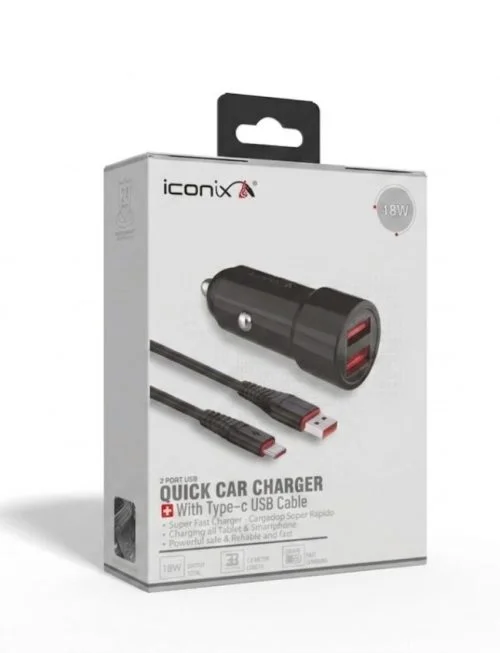 1731 chargeur voiture avec cable type c